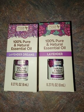 Persona Lavender Essential Oil Duo — Purple & Cream Packaging